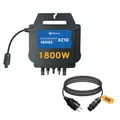 Produktbild: APsystems® Mikrowechselrichter EZID 1800W integriete WLAN & Bluetooth + 5m Netzanschlusskabel Betteri® BC01 auf Schuko für Balkonkraftwerk, 0% MwSt