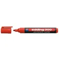 Produktbild: edding 300 Permanentmarker 1,5 - 3,0mm - 10 Stück (rot) 4-300002