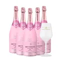 Produktbild: Brut Dargent Pinot Noir Ice Demi-Sec Rosé + 1 Acryl Glas (5 x 0,75 L)