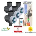 Produktbild: Royal Gardineer 4er-Set smarte programmierbare Bewässerungscomputer mit BT & App