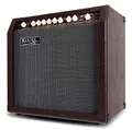 Produktbild: Rocktile AA-30 BN Eric Akustikverstärker - 30 Watt - 2 Kanäle (Mikrofon und Gitarre) - 10
