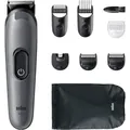 Produktbild: Braun AIO3540 All-in-One Series 3 Trimmer, 8-in-1 Set, ultrascharfe Klinge - Grau