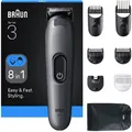 Produktbild: Braun All-in-One Trimmer-Set 3, 8-in-1 Multigroom, Wasserdicht