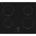 Produktbild: Bosch Serie 2 PUG611AA5E, Schwarz, Integriert, 60 cm, Zonen-Induktionskochfeld, Glaskeramik, 4 Zone(n)