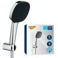 Produktbild: Grohe Vitalio Comfort 110 Wandhalterset 26176001 3 Strahlarten (RAIN, JET, MASSAGE) chrom