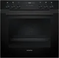 Produktbild: Siemens EEK:  Einbau-Herd-Set EQ522IAAB (HE217GBB4 + EI631CFB1E), Induktion, 60cm breit, 71L, cookControl10, 3D Heißluft, softMove, Rahmenlos aufliegend, Deep black inox