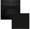 Produktbild: SIEMENS Elektro-Herd-Set EQ522IAAB, mit Teleskopauszug nachrüstbar, 3D Heißluft