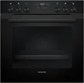 Produktbild: Siemens EEK: A+ Einbau-Herd-Set EQ522IAAB (HE217GBB4 + EI631CFB1E), Induktion, 60cm breit, 71L, cookControl10, 3D Heißluft, softMove, Rahmenlos aufliegend, Deep black inox