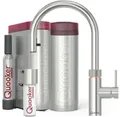 Produktbild: QUOOKER Küchenarmatur Flex Round Set, PRO3, CUBE Voll-Edelstahl FXRSST PRO3 CUBE2 *inkl. 7 JAHRE GARANTIE*