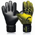 Produktbild: CATCH & KEEP Torwarthandschuhe Kinder Kralle Junior Pro 3.0 Gelb Gr. 7 I Professionelle Kinder Torwarthandschuhe mit Daumenunterstützung & dickerer Handgelenksbandage