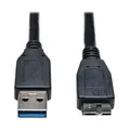 Produktbild: Eaton Tripp Lite Series USB 3.0 SuperSpeed Device Kabel (A zu Micro-B Stecker/Stecker) Schwarz, 1 ft. (0.31 m)