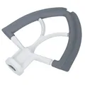 Produktbild: Flex Edge Rührer für KitchenAid 4.5-5 Quart Kippkopf-Standmixer Artisan & Classic Serie von MMOBIEL - Aluminium Flachrührer mit Flexiblen Silikonkanten – Schaber-Rühraufsatz – Nur Handwäsche
