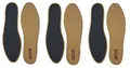 Produktbild: Cinnea 3 Paar Schwarze o. Braune Zimt Einlegesohle-n, mit Antibakteriell wirkendem Cassia Zimt Zimtschuheinlagen gegen Fußgeruch mit Antirutschflies I GreenFeet Zimt-Deko (49, braun)