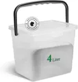 Produktbild: Novaliv Aufbewahrungsbox 30548-1x (1 St), Novaliv Waschmittelbox mit Deckel 4 Liter I Transparent I 23,5 x 18 x