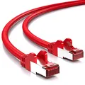 Produktbild: deleyCON 30m Cat6 Netzwerkkabel RJ45 Gigabit 1000 Mbit - Rot