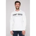 Produktbild: Kapuzensweatshirt CAMP DAVID, Herren, Gr. XXL, weiß, Material: 100% Baumwolle, bedruckt, regular fit, Rundhals, eingesetzt Rippbündchen, Sweatshirts, aus Baumwolle
