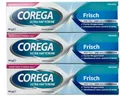 Produktbild: 3x COREGA Ultra Haftcreme Frisch, starker Halt, Frischer Minzgeschmack (3x40g)