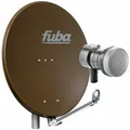Produktbild: Fuba HD Sat Komplettanlage 1 Teilnehmer - Fuba Satellitenschüssel 80cm Alu braun