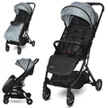 Produktbild: Lorelli Kinderwagen Myla, Buggy klein zusammenklappbar, nur 7 kg, kompakter Sportsitz bis 15kg, geeignet für Flugreisen, Baby Reisebuggy, hellblau