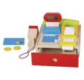 Produktbild: goki Registrierkasse, mit Scanner, Taschenrechner, Display, aus Holz