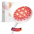 Produktbild: heilys® Gen30 LED Rotlichtlampe mit 6 Wellenlängen (630–850 nm) | Rot- & Nahinfrarotlicht Lampe mit Vision-Modus 670 nm | Stufenweise höhenverstellbar, Pulsmodus (Weiß)