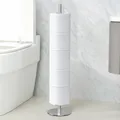 Produktbild: Toilettenpapierhalter Stehend & Klopapierhalter & Ersatzrollenhalter Klopapie...