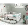 Produktbild: Kinder-/Juniorbett 70x140 cm, weiß