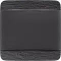 Produktbild: Villeroy & Boch Manufacture Rock Speiseteller quadratisch 28 cm - Schwarz