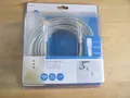 Produktbild: 10m SAT Koax Kabel 4-fach 110dB HDTV  Cu vergoldete F Stecker / PalregSat3Nr5