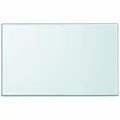 Produktbild: Tischplatte aus gehärtetem Glas rechteckig 1000x620 mm