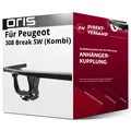 Produktbild: Für Peugeot 308 Break SW (Kombi) I Typ 4E / 4H (Oris) Anhängerkupplung starr top