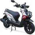Produktbild: Motorroller PX Cross Concept 50ccm 45km/h, Euro 5, rot-weiß GT Union - Weiß