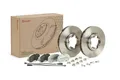 Produktbild: 2x BREMBO Bremsbelagsatz, Scheibenbremse P 50 129 für MERCEDES-BENZ
