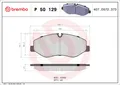 Produktbild: BREMBO Bremsbelagsatz Scheibenbremse PRIME P 50 129 für MERCEDES VITO KLASSE 5