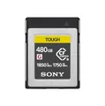 Produktbild: Sony CFexpress Type B 480 GB Tough (CEBG480T) – extrem schnell (Lesen bis 1850 MB/s, Schreiben bis 1600 MB/s), ultrarobust, perfekt für professionelle Foto- & Videoaufnahmen