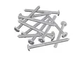 Produktbild: vidaXL Schraube Möbel-Schrauben 12 pcs Silber M6 x 85 mm Stahl, (12 St)