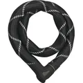 Produktbild: ABUS Kettenschloss Iven Chain 8210 – Fahrradschloss aus gehärtetem Stahl – mit Kunstfaserummantelung – ABUS-Sicherheitslevel 10 – 140 cm ... - Schwarz