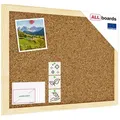 Produktbild: ALLboards Memoboard ALLboards Pinnwand mit Holz Rahmen Korktafel Korkwand 30 cm x 40 cm