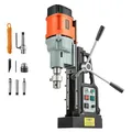 Produktbild: VEVOR Magnetbohrmaschine 1,5 kW 60 mm Bohrdurchmesser 13000 N Leistung, Magnetbohrmaschine mit Morsekegel & einstellbarer Drehzahlen, M3-M16 Gewindeschneiden für Metalloberflächen Heimwerker