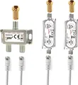 Produktbild: 2-Fach Antennenverteiler Splitter 40dB Sat Verstärker digital HD Satellit TV