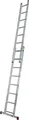 Produktbild: Krause CORDA Alu Sprossen Schiebeleiter Stehleiter 2x8 Sprossen Höhe 3,80 m