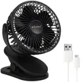 Produktbild: Kabelloser Tragbarer Tischventilator Mit Clip Wiederaufladbar USB PC