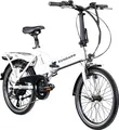 Produktbild: Zündapp Z101 20 Zoll Elektro Klapprad für Erwachsene 150 - 180 cm 6 Gang E Klappfahrrad E Bike Faltrad Pedelec StVZO