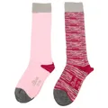 Produktbild: 2 Paar s.Oliver Kinder Kniestrümpfe Mädchen Socken rosa 80% Cotton NEU Gr.39/42