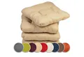 Produktbild: sunnypillow Stuhlkissen 4er Set Stuhlkissen 45x45 cm Bequeme 8cm, Polsterauflage Auflage für Stühle / Bänke