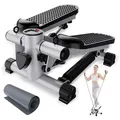 Produktbild: Stepper Mini-Stepper für das Training gelenkschonender zu Hause ,Mit Widerstandsband, Polster ,hydraulischer Fitness Stepper, 150kg Belastbarkeit