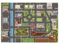 Produktbild: SkippiDoo Kinder Spielteppich Straße & Auto (200x140 cm) - abwaschbar, rutschfest & OEKOTEX-zertifziert - Teppich Jungen & Mädchen Kinderzimmer - Kinderteppich, Autoteppich, Straßenteppich