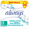 Produktbild: always Ultra Binde Cotton Protection  Normal mit Flügeln BigPack 22 - MP