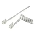 Produktbild: Goobay Telefonhörer-Spiralkabel 4m,ws,St/St 68601