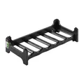 Produktbild: keeeper Flaschenregal für bis zu 6 Flaschen, Stapelbar, Stabiler Kunststoff (PP), 60 x 28 x 14 cm, Schwarz